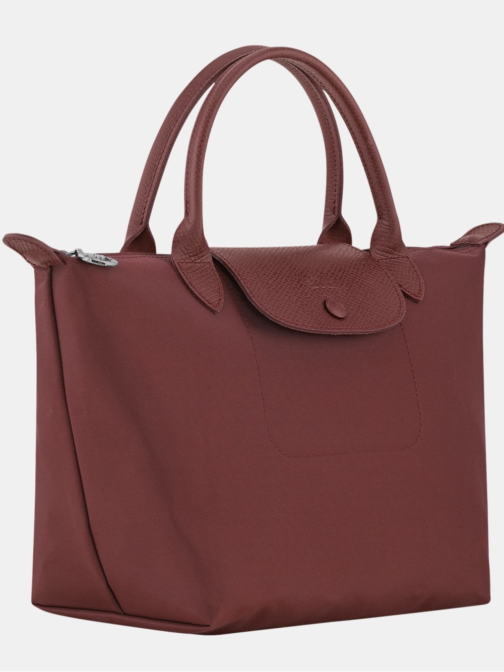 Longchamp Burgundy Tote Bag S with Top Handles